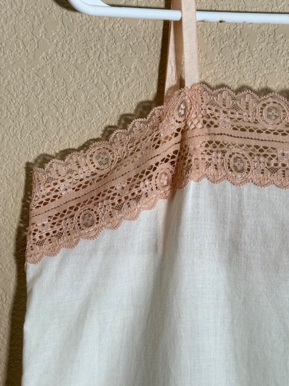 Princesse Tam Tam Slip Dress Lace Trim White Romantic Vintage Inspired - Picture 6 of 8